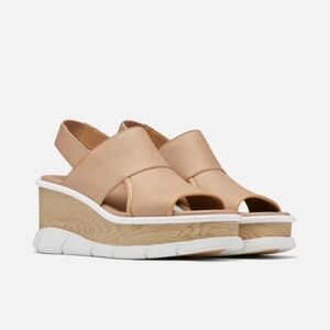 SOREL Joanie lll Slingback ~ Honest Beige /White ~ Size 9.5